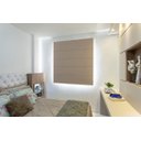 Ver imagem 1 de Persiana Romana (1,40Lar. x 2,50Alt.) Tecido Blackout Marrom - Vogaflex