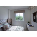 Ver imagem 2 de Persiana Romana (1,20Lar. x 2,25Alt.) Tecido Blackout Marrom - Vogaflex