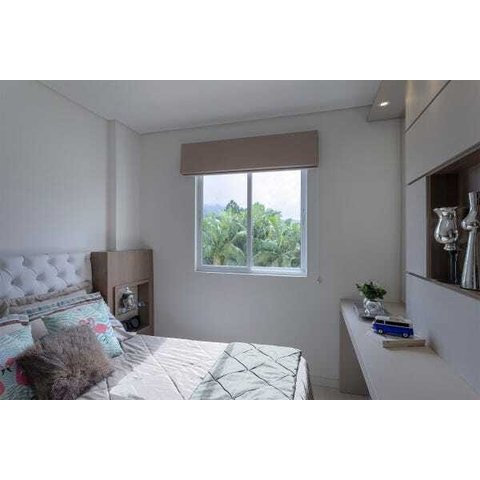 Persiana Romana (2,00 Largura x 1,50 Altura) Tecido Blackout Marrom - Vogaflex