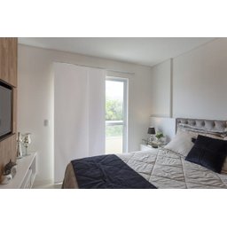 Persiana Painel (2,40Lar. x 2,25Alt.) Tecido Blackout Branco - Vogaflex - 2