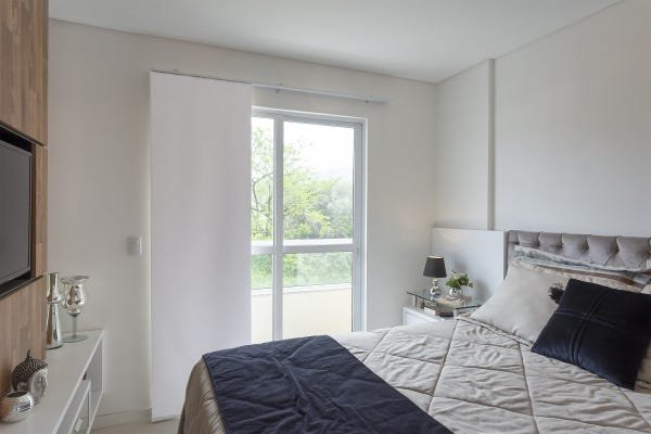 Persiana Painel (1,60Lar. x 2,25Alt.) Tecido Blackout Branco - Vogaflex - 2