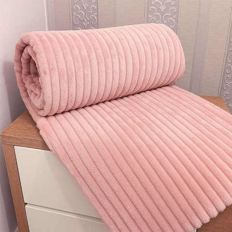 Cobertor Manta Relevância King Ultrasoft Dupla Face Rosê 100% Poliéster