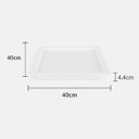 Ver imagem 4 de Painel Plafon Led Recuado Embutir Kais 40x40 36w Luz Quente Nordecor St3145-branco
