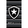 Toalha de Praia Buettner Felpuda Estampada Brasão Botafogo 70cmx1,30m Preto - 1