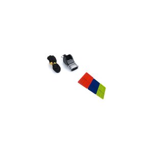 Kit Apito Fox40 C/ Cordao e Cartao Arbitragem Futsal