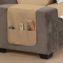 Ver imagem 3 de Protetor de Sofá King 2 e 3 Lugares Classic 100% Poliéster:cáqui