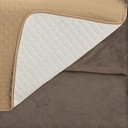 Ver imagem 2 de Protetor de Sofá King 2 e 3 Lugares Classic 100% Poliéster:cáqui