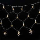 Ver imagem 3 de Cortina Rede Estrelas 120 Leds Branco Quente 8 Funções 3 Metros 127V - Wincy