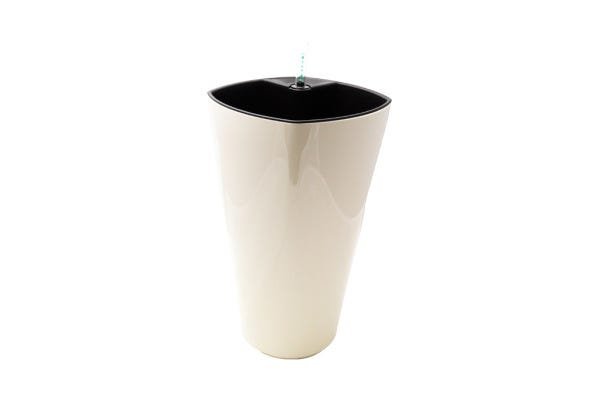 Vaso Auto Irrigável Anti Dengue Luxo Design OX-2441 Varias Cores Branco - 1