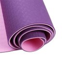 Ver imagem 2 de Tapete Yoga Mat Pilates Exercícios TPE 6mm Com Bolsa Yangfit