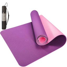 Tapete Yoga Mat Pilates Exercícios TPE 6mm Com Bolsa Yangfit - 1