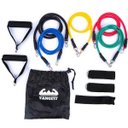 Ver imagem 3 de Kit Elástico Extensor com 11 Itens Treino Funcional Yangfit