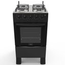 Ver imagem 1 de Fogão 4 Bocas A Gás Acendimento Automático Realce Bivolt Cr201 Preto Preto 127/220