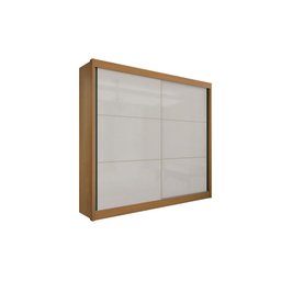 Guarda Roupa Casal 2 Portas 6 Gavetas Cancun Cinamomo Off White - D'doro - 2