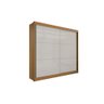 Guarda Roupa Casal 2 Portas 6 Gavetas Cancun Cinamomo Off White - D'doro - 2