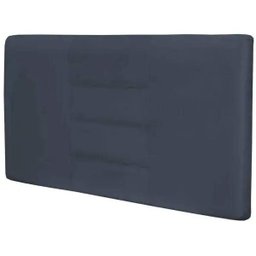 Cabeceira Painel para Quarto de Casal Sabrina Suede Preto 1,60 - Lyam Decor - 1