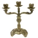 Ver imagem 1 de Castiçal 3 Velas Bronze Presentes Decoração Igrejas Religião