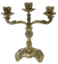 Ver imagem 1 de Castiçal 3 Velas Bronze Presentes Decoração Igrejas Religião