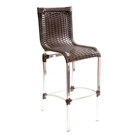 Cadeira Para Balcão, Churrasqueira, Bistrô, Piscina Preto