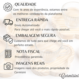 Jogo Xícaras Café com Pires Madeira 12 Peças Vidro 230ml - 6