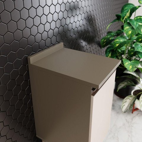 Tampo para Balcão de Cozinha Lora sem Porta BP 40cm Bege Casa 812