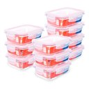 Ver imagem 1 de Kit com 10 Potes de Vidro Herméticos 640ml Marmita Ideal Invicta