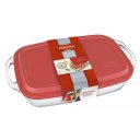 Ver imagem 3 de Kit C/2 Assadeira Retangular Marinex Seletta 3,5l C/tampa Lasanheira Forma