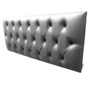 Ver imagem 4 de Cabeceira Casal Luna Corino Cinza 140 x 60 RBL