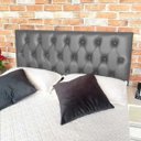 Ver imagem 3 de Cabeceira King Luna Corino Cinza 195 x 60 RBL