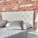 Ver imagem 2 de Cabeceira Casal Luna Corino Bege 140 X 60 Rbl