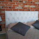 Ver imagem 2 de Cabeceira Solteiro Luna Corino Branco 90 x 60 RBL