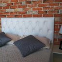Ver imagem 1 de Cabeceira Solteiro Luna Corino Branco 90 x 60 RBL
