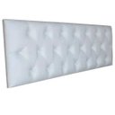 Ver imagem 3 de Cabeceira Solteiro Luna Corino Branco 90 x 60 RBL