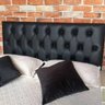 Cabeceira Queen Luna Corino Preto 160 x 60 RBL - 1