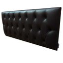 Ver imagem 4 de Cabeceira Queen Luna Corino Preto 160 x 60 RBL