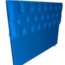 Ver imagem 2 de Cabeceira Queen Luna Suede Liso Azul Royal 160 x 120 RBL