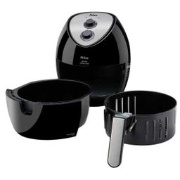 Fritadeira Elétrica Philco Air Fry Saúde Inox 3L Preta - 110V - 7