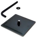 Ver imagem 3 de Ducha Quadrada 30x30 Inox Preto Alto Brilho Borda Fina com Braço - Máxima Metais