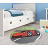 Tapete Infantil Oval 70x90cm Car - 1