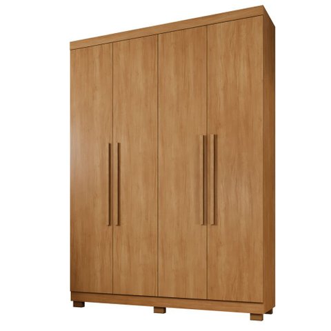 Guarda Roupa New Master 4 Portas 3 Gavetas 8 Prateleiras - Benetil