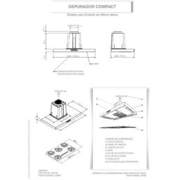 Depurador de Ar Fogatti Compact 75cm Inox - 4