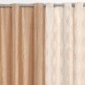 Cortina Tecido Jacquard com Cetim Amassado 2,00m x 1,70m Malibu - Dourado - Dourado - 2