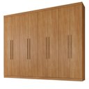 Ver imagem 1 de Guarda Roupa Bahia 8 Portas 4 Gavetas 8 Prateleiras - Benetil