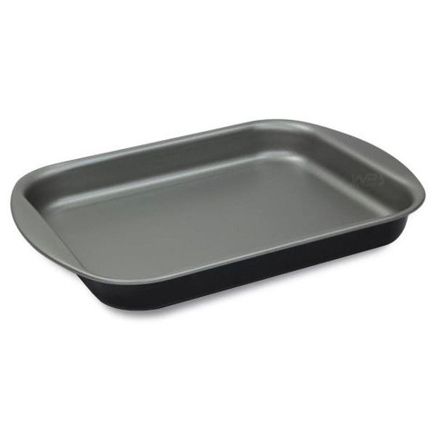 Assadeira Rasa Antiaderente Retangular 28cm Alumínio Tramontina