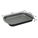 Ver imagem 4 de Assadeira Rasa Antiaderente Retangular 28cm Alumínio Tramontina