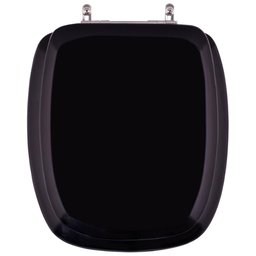 Assento Sanitário Almofadada Alamo Preto para Bacia Santa Clara - 1