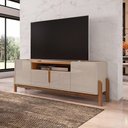 Ver imagem 6 de Rack 04 Portas Ayumi 190 Cm Off White E Cedro - D’Rossi
