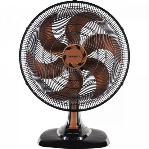Ventilador de Mesa Ventisol Turbo 6 50cm Bronze 220v