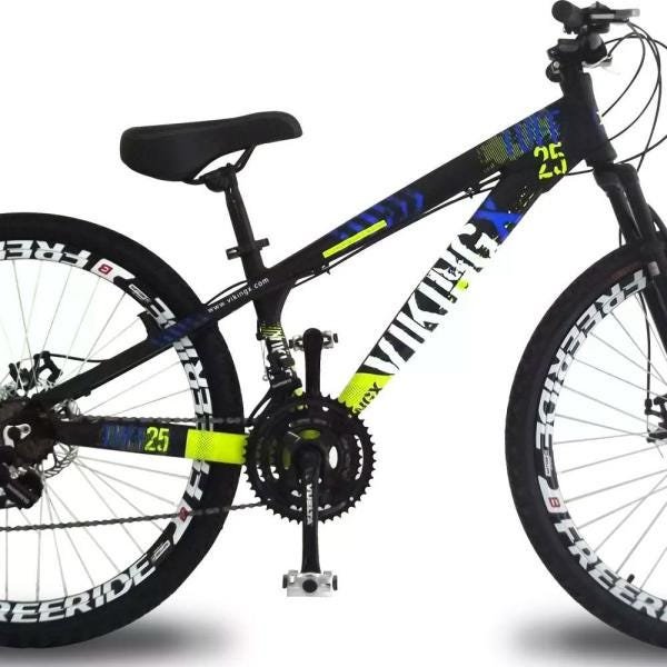 Bicicleta Viking X TUFF25 Freeride Aro 26 Freio a Disco 21