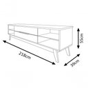 Ver imagem 5 de Rack para Tv Limit 2.2 Branco - Moveisaqui